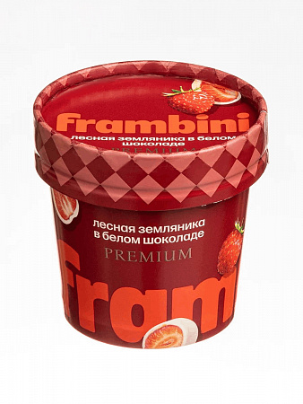 Лесная земляника Frambini в белом шоколаде 60г