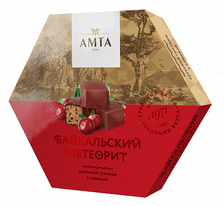 Конфеты Байкальский метеорит с облепихой  глазированные 170гр