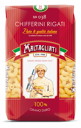 Макаронные изделия MALTAGLIATI №038 Рожки 450г