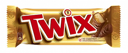 Батончик шоколадный TWIX 55г