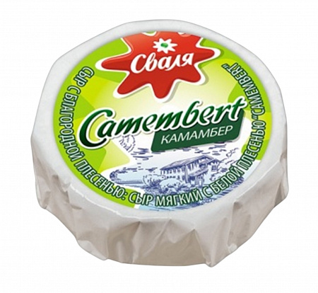 Сыр Сваля Камамбер без лактозы 50% 125г