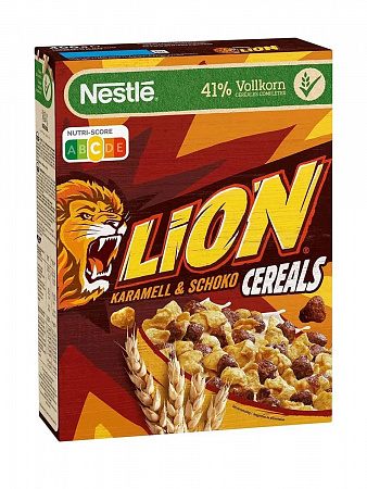 Сухой завтрак LION Карамель и шоколад 400г