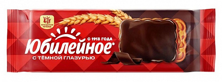 Печенье БОЛЬШЕВИК Юбилейное глазурь 116г ф/п 