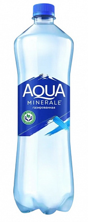 Вода питьевая AQUA MINERALE газ 1л п/б