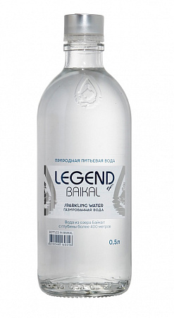 Вода питьевая Legend Baikal газированная 0,5л c/б