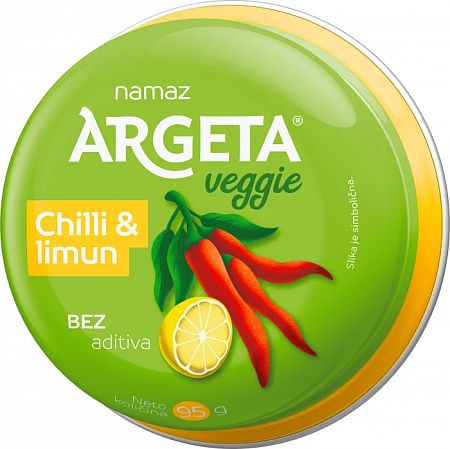 Паштет ARGETA Овощной из нута с чили и лимоном 95гр
