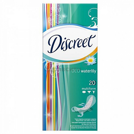 Прокладки ежедн Discreet водная лилия 20шт