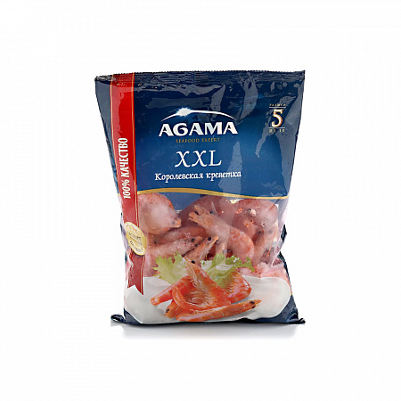 Креветки АГАМА королевские в/м с/г  XXL 700г