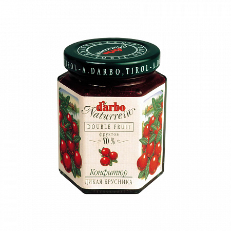 Конфитюр D`ARBO дикая брусника 200г с/б