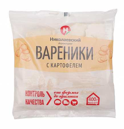 Вареники с картофелем 400г Николаевский