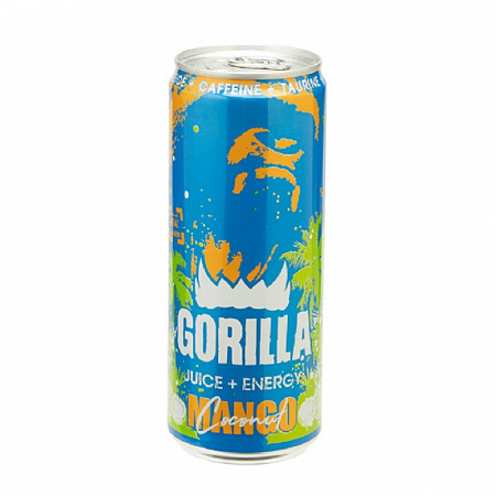 Напиток энергетический Gorilla манго-кокос б/а 0,45 ж/б