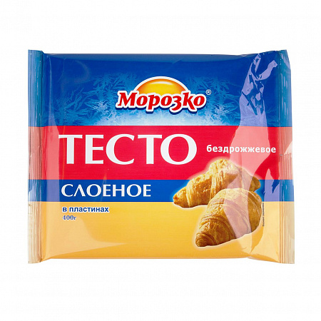 Тесто Морозко слоеное б/дрожжевое 400г