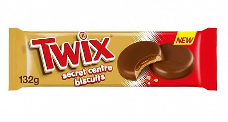 Печенье TWIX Секрет центр 132г