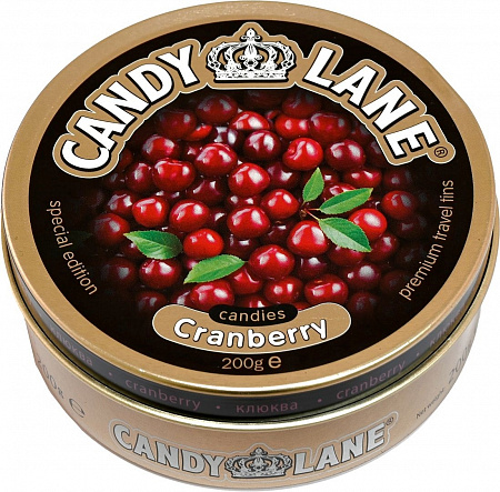 Леденцы CANDY LANE клюква ж/б 200г