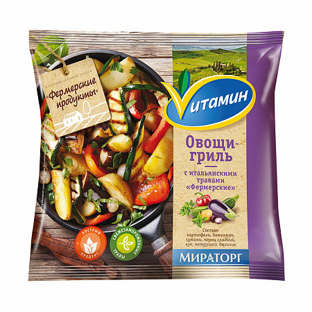 Овощи гриль Мираторг с итальянскими травами с/м 400г