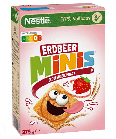 Сухой завтрак NESTLE Minis с клубникой 375г