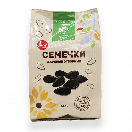 Семечки ЗЕЛЁНЫЙ БАЗАР жареные отборные 140г