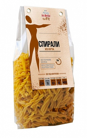 Макароны Pasta la Bella Спирали из нута  250г