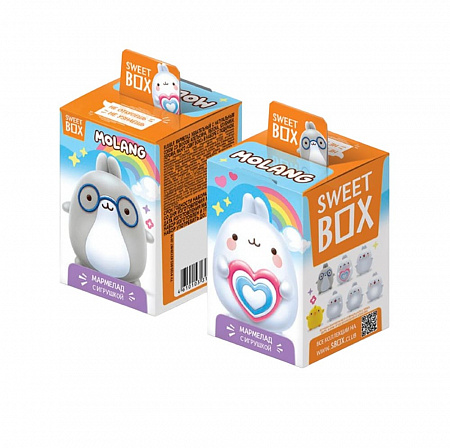 Мармелад СВИТБОКС MOLANG с подарком в коробочке 10г