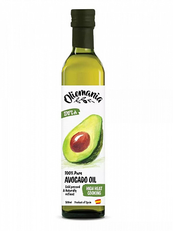 Масло Oliomania Авокадо рафинированное 500 мл с/б