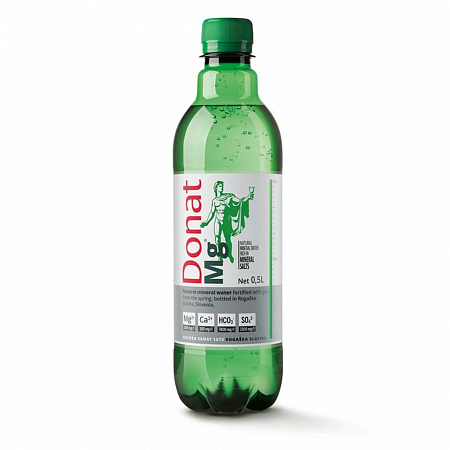 Вода минеральная DONAT Mg лечебная газ 0,5л п/б Словения