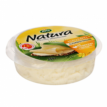 Сыр ARLA Natura сливочный 45% 200г Продукт без ЗМЖ