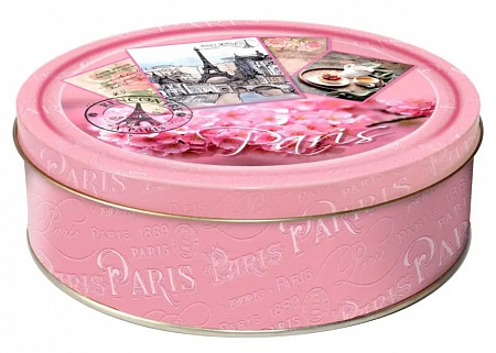 Печенье сдобное Париж/Пионы/Прованс 400г ж/б