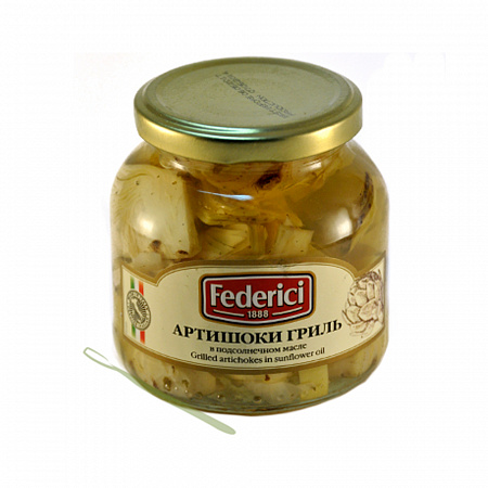 Артишоки FEDERICI гриль в подсолн.масле 280г с/б