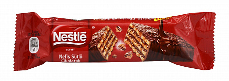 Батончик NESTLE вафельный в молочном шоколаде 27г