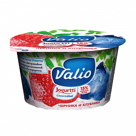 Йогурт VIOLA черника-клубника 2,6% 180г продукт без ЗМЖ