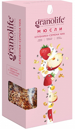 Мюсли Клубника-Семена чиа 400г