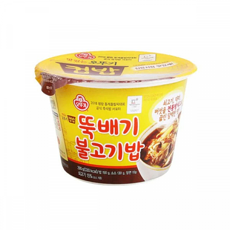 Рис готовый ОТТОГИ с тушеным мясом бульгоги 320г