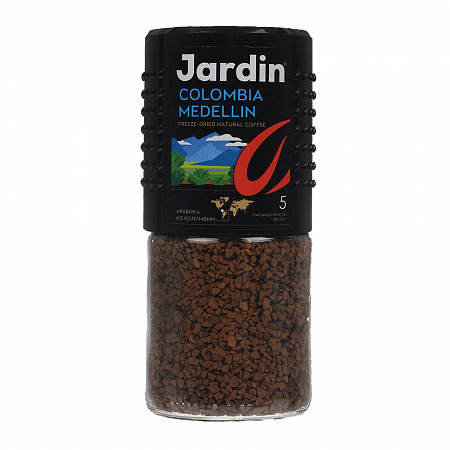 Кофе JARDIN Колумбия Меделлин растворимый сублим 95гр с/б