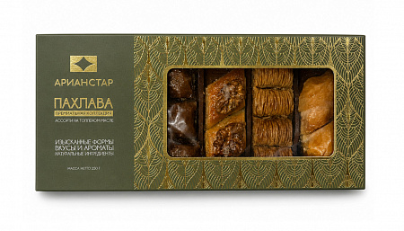 Пахлава АРИАНСТАР Ассорти на топленом масле 250г