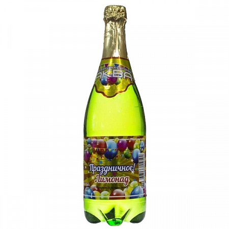 Шампанское детское б/алк АКВА Лимонад 1л п/б 