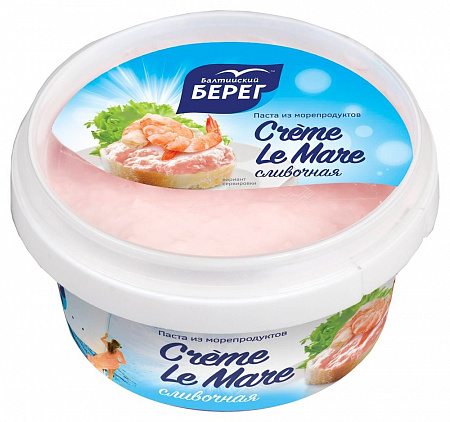 Паста из морепродуктов Балтийский Берег Creme Le Mare сливочная 150г