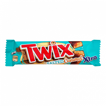 Батончик шоколадный TWIX  Экстра  соленый карамель 82г