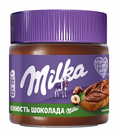 Паста Milka ореховая с добавлением какао 350г