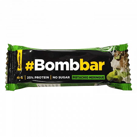 Батончик BOMBBAR Фисташковая меренга 40г