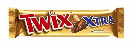 Батончик шоколадный TWIX 'Xtra 82г