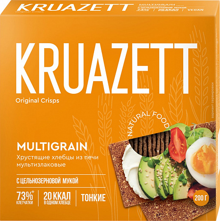 Хлебцы Kruazett мультизлаковые 200 г