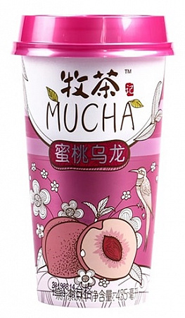 Чай холодный MUCHA с соком медового персика и чая Улун 435мл п/б