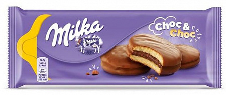 Печенье MILKA Choc&Choc 150г