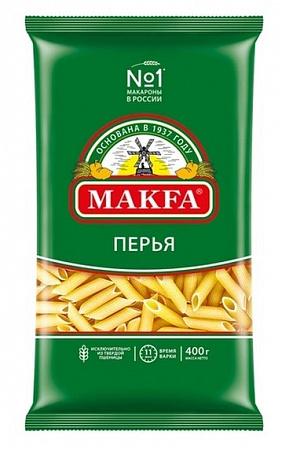 Макаронные изделия МАКФА Перья любительские 400г