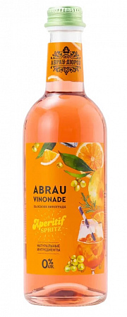 Напиток ABRAU VINONADE Апператив Стритц безалкогольный газированный 0,375л с/б