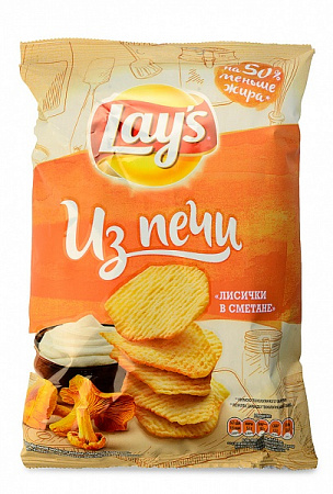 Чипсы LAYS Из Печи 85г/81г Лисички в сметане