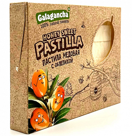 Пастила БИОЛОДЖИК медовая с облепихой 190г